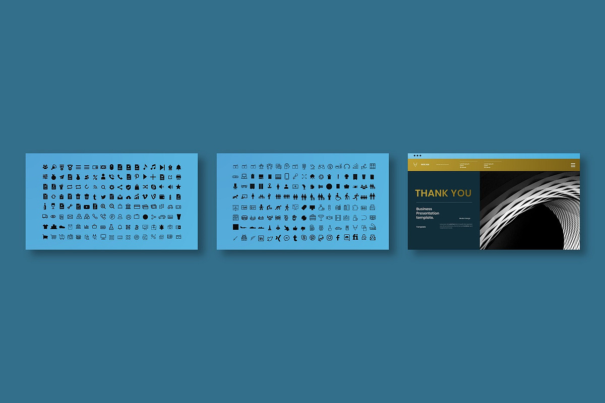 Mikam – Business PowerPoint, a Presentation Template by Dens Creative Studio (Photo 6 of 6)