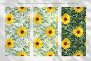 Sunflowers Watercolor Collection, an Illustration by Anna Druzhkova (Thumbnail 7 of 14)