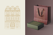 Hand drawn Vintage Houses, a Decorative Illustration by dariikos (Thumbnail 2 of 13)