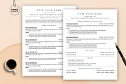 ATS Resume Template, Editable word, a Resume Template by Design_Xlab (Thumbnail 2 of 10)