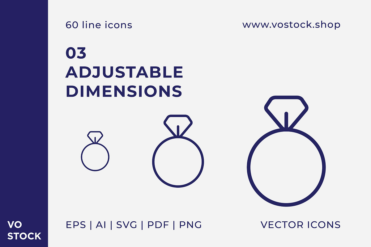 60 Valentines Day Icons, an Icon by vo.stock (Photo 5 of 6)