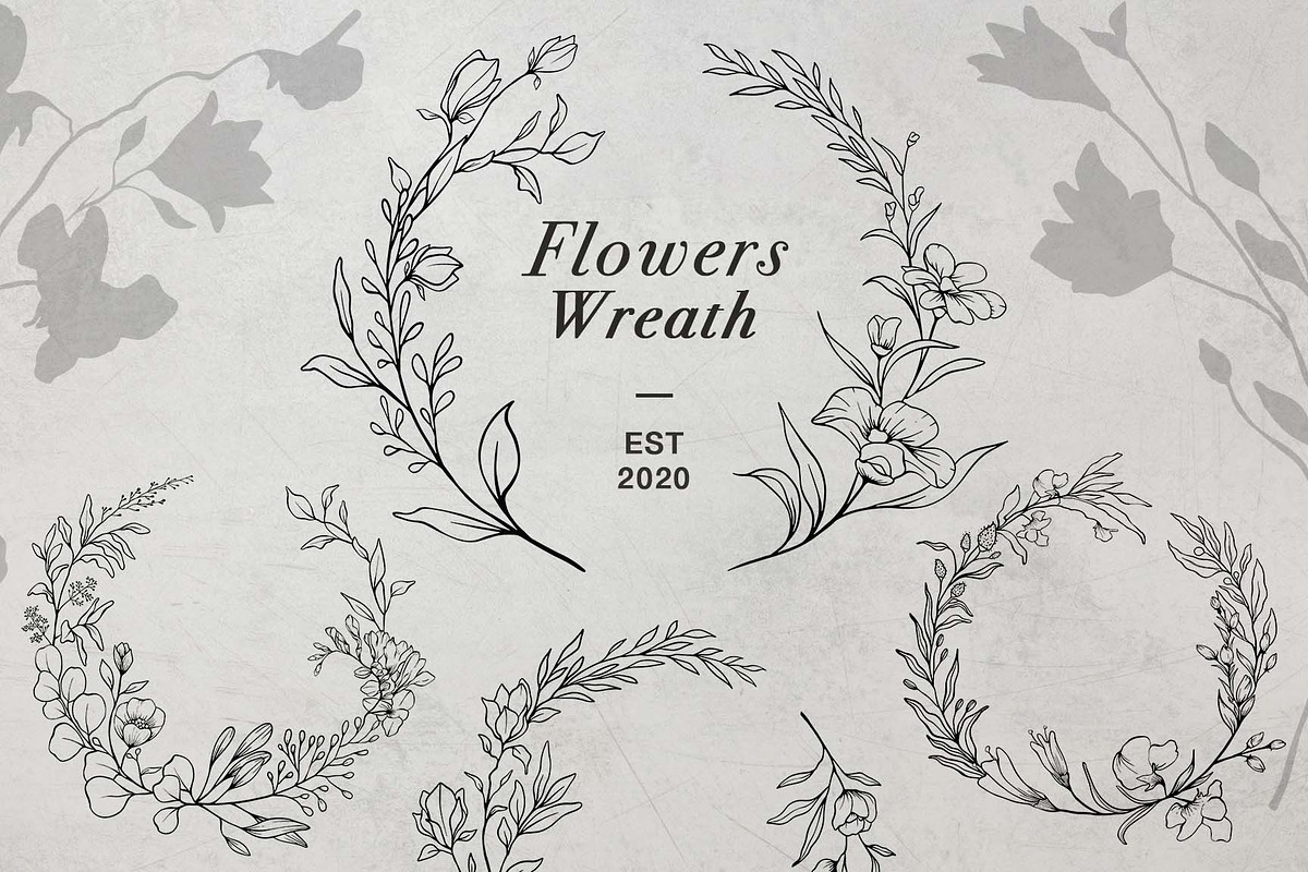 Wild Flowers Botanical Illustration, a Decorative Illustration by Papatongartist (Photo 9 of 14)
