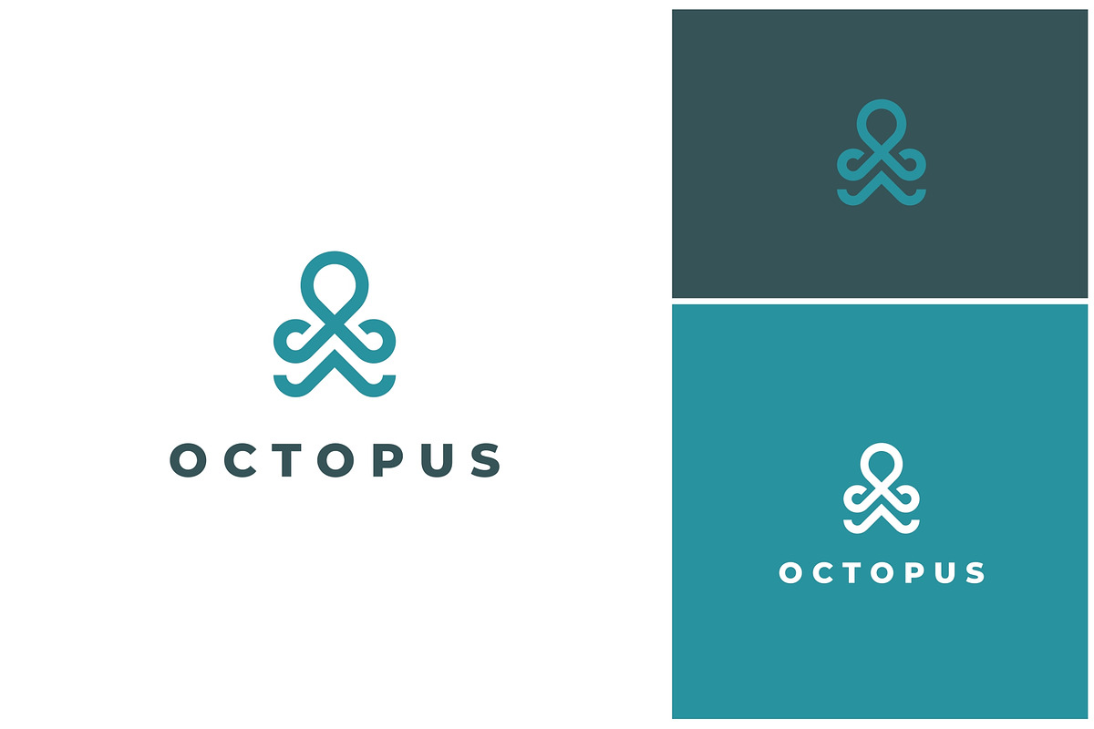 Octopus Squid Simple Logo, a Branding & Logo Template by ika trisiana (Photo 2 of 2)