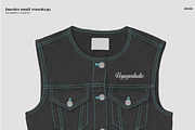 Denim vest mockup, an Apparel Mockup by Voyage Studio (Thumbnail 2 of 3)