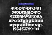 Black Obesity Blackletter Font, a Blackletter Font by alit design (Thumbnail 3 of 17)