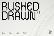 CS Rushed Drawn, a Sans Serif Font by Craft Supply Co. (Thumbnail 1 of 8)