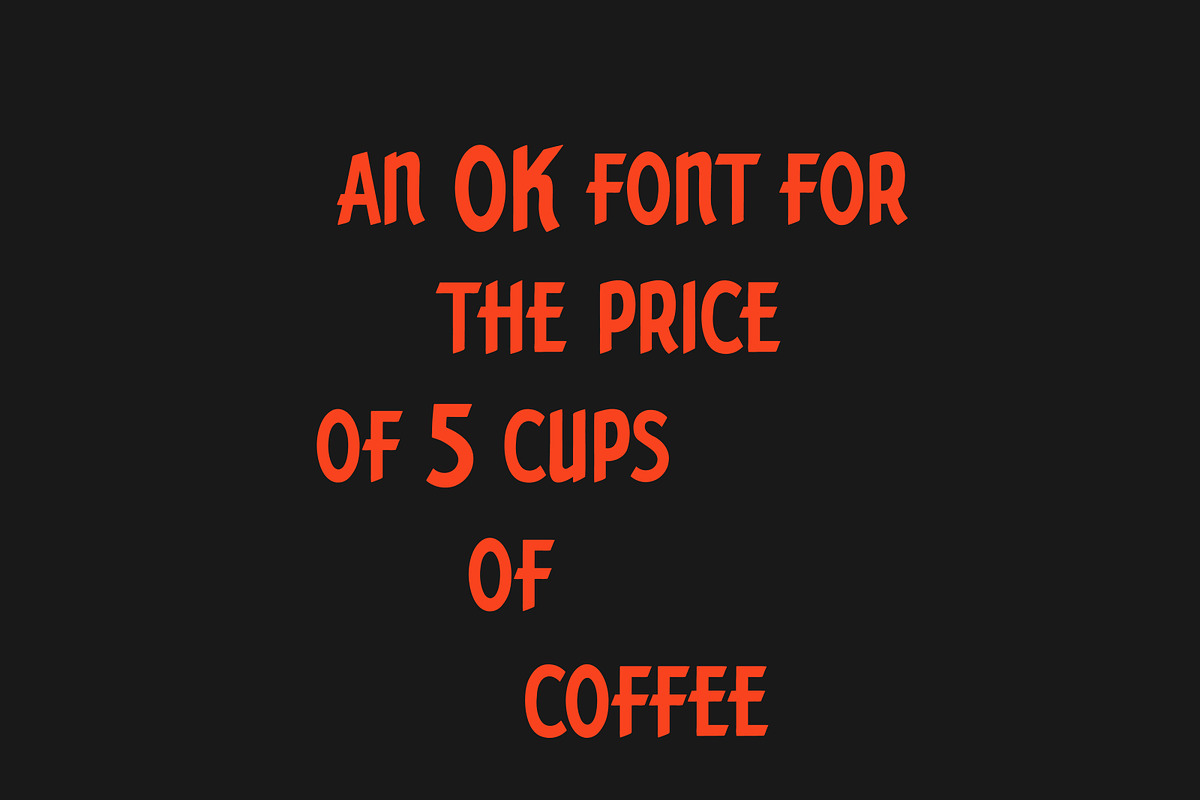 Sourdough Starter Blackletter Font, a Blackletter Font by Off The Rack © (Photo 4 of 5)