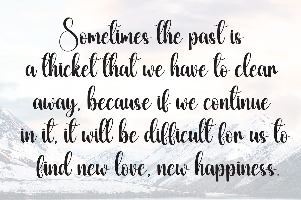 Shiny Wedding | Script Font, a Handwritten Font by Scratchones (Photo 6 of 9)
