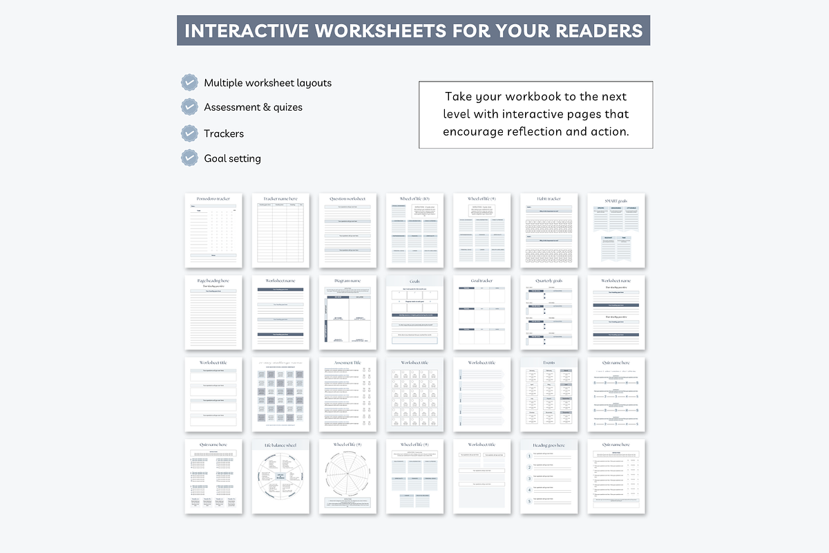 Ebook Workbook Canva Template, a Templates & Theme by Cate Creates (Photo 7 of 9)