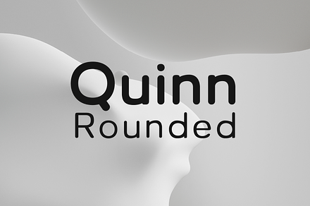 Quinn Rounded - A minimal sans serif, a Sans Serif Font by Cassandra Cappello