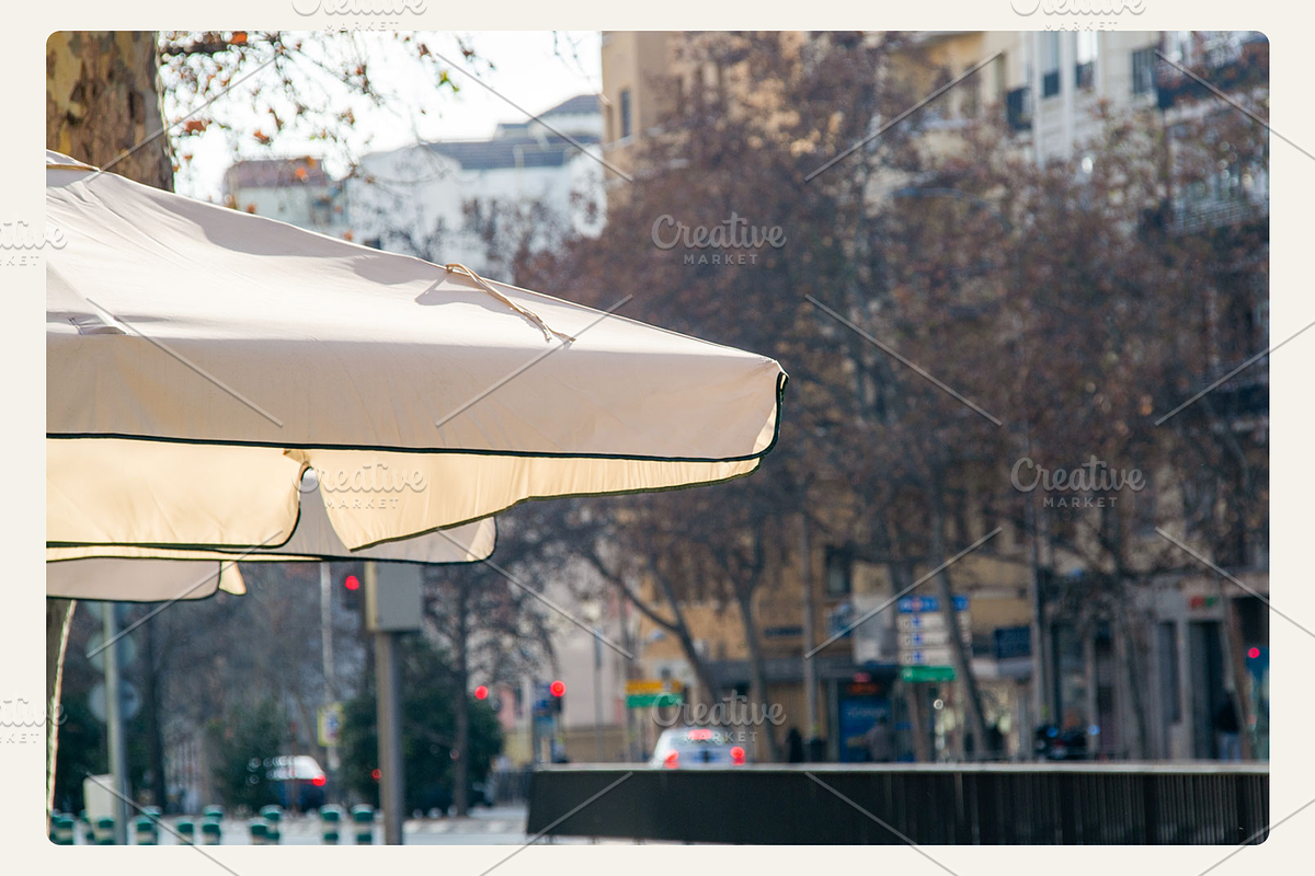 Patio Umbrella Mockup PSD, an Advertising Mockup by Bruto Mockups (Photo 3 of 3)