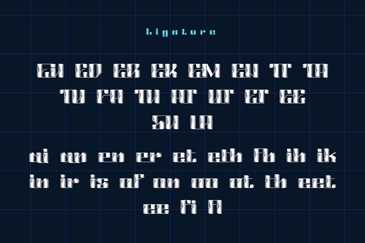 Selauk | Futuristic Font, a Serif Font by twinstd (Photo 10 of 13)
