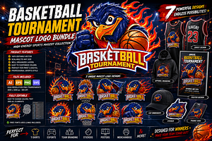 Basketball Esports Logo Collection, a Sport Illustration by Fortyone