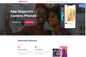 ET Adapt Onepage WordPress Theme