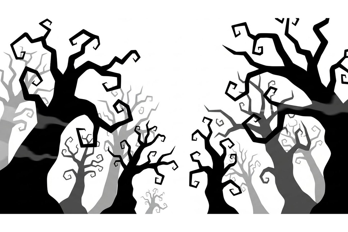 Dark Halloween Forest Design, a Graphic by BIPLOB EXPERT (Photo 2 of 13)