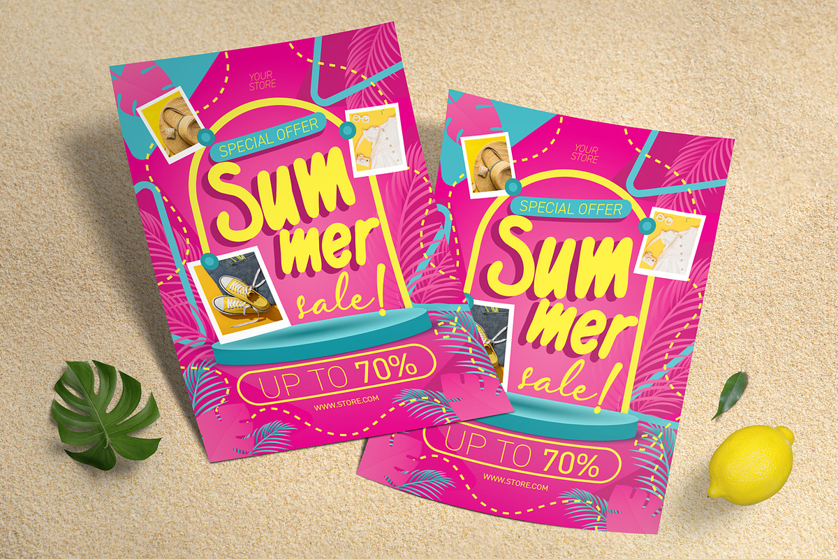 Summer Sale Flyer, a Flyer Template by Aarley Kaiven (Photo 2 of 2)