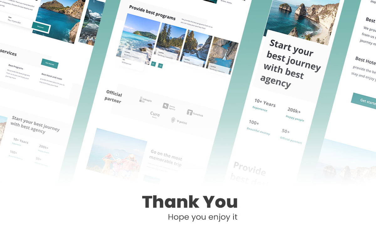 Travel Agency Website UI Kit, a Wireframe Template by INSPR STD (Photo 6 of 6)