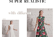Women Sleeveless Dress Mockup Bundle, an Apparel Mockup by Neutral Mockups (Thumbnail 5 of 8)