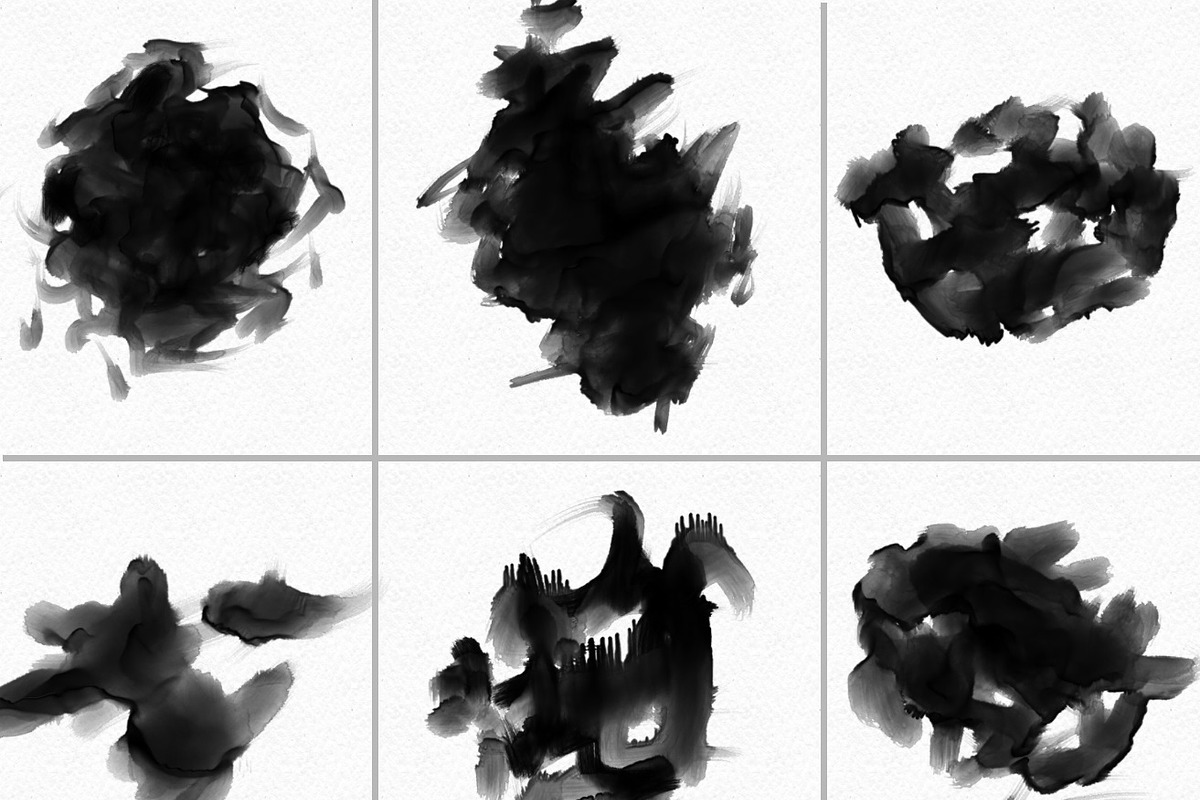 Water color Awesome Brush Set-1 preview 7
