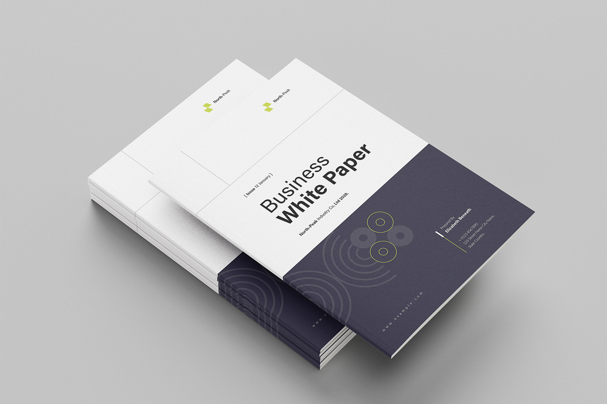 White Paper Template, a Brochure Template by NorthPeak (Photo 11 of 13)
