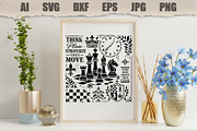 Stencil Chess Strategy Vintage, an Object Illustration by MARYCRAFTIRIA (Thumbnail 3 of 3)