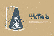 15 Procreate Gritty Stamps + 3 Bonus, a Brush Add-On by Spring Break Jake (Thumbnail 3 of 7)