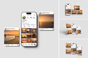 Instagram Social Media Mockup