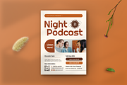 Night Podcast Flyer, a Flyer Template by SquidPixey (Thumbnail 3 of 6)