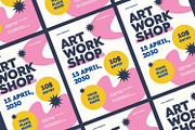 Art Workshop - Flyer, a Brochure Template by Izdihaar_Studio (Thumbnail 2 of 3)