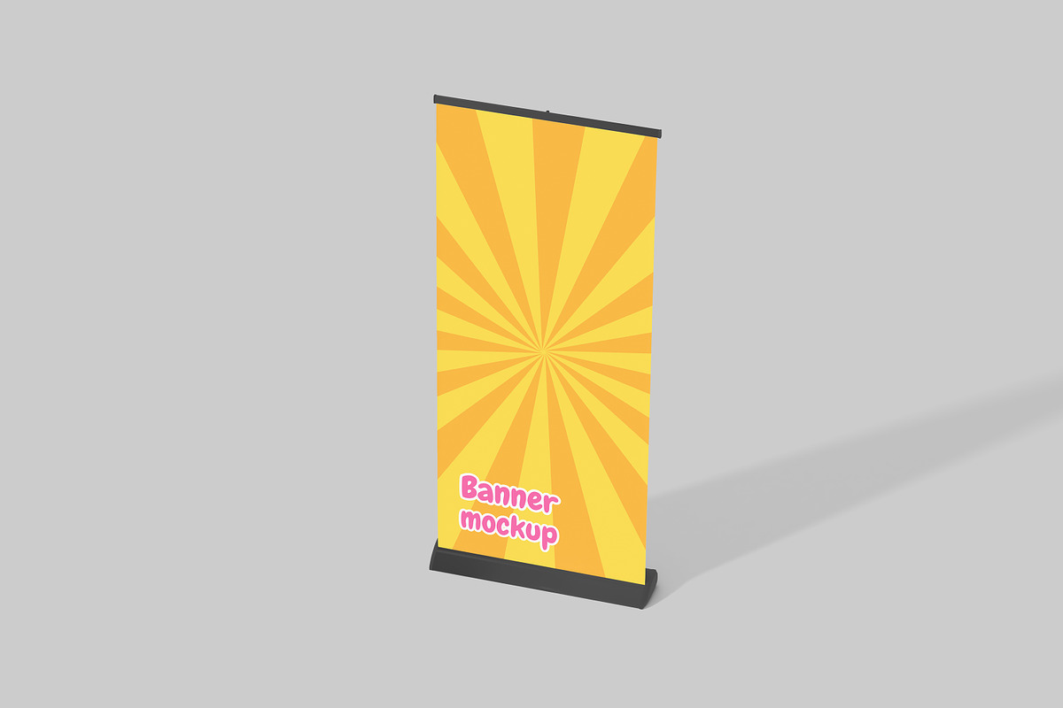 BANNER MOCKUP, an Advertising Mockup by safrizalstudio (Photo 4 of 4)