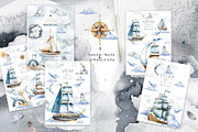 Ship. Dream adventure.Watercolor set, an Illustration by Ann Art Houze (Thumbnail 6 of 8)