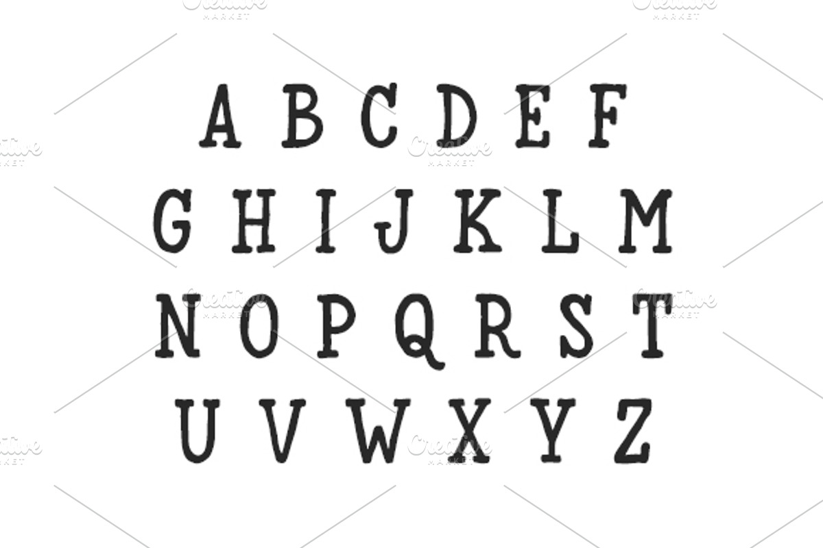 Timber Font preview 2