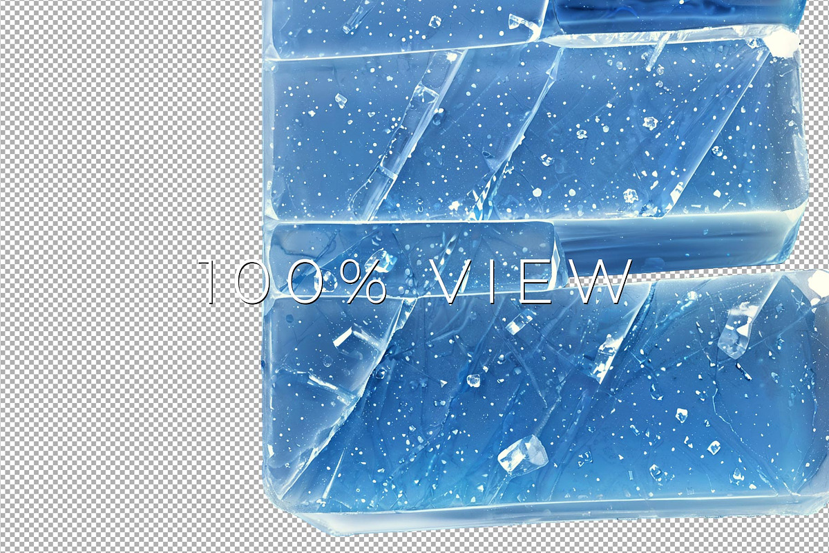3D Frozen Ice Letters Set, an Object Graphic by Kotulsky Mockups (Photo 6 of 6)