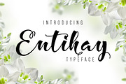 Entihay Typeface, a Script Font by banks (Thumbnail 5 of 10)