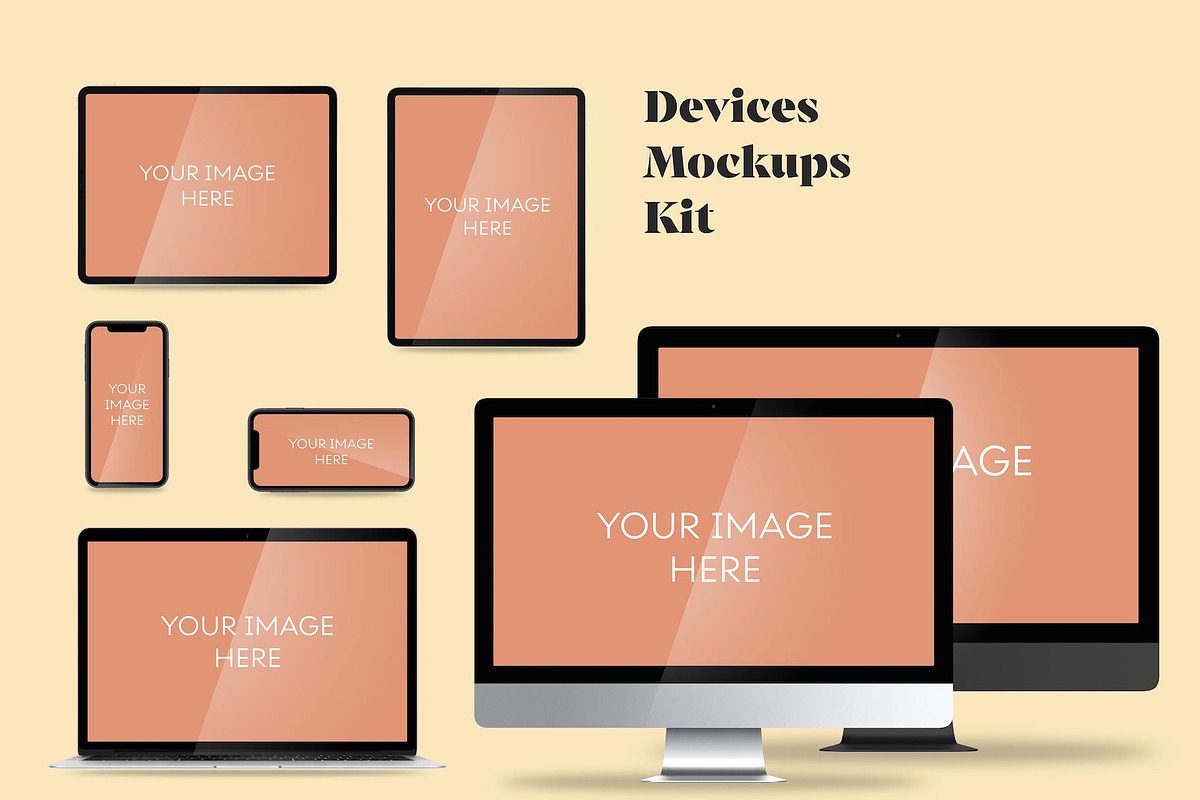 Devices Mockups Kit, a Books & Magazine Mockup by IRCF (Photo 3 of 12)