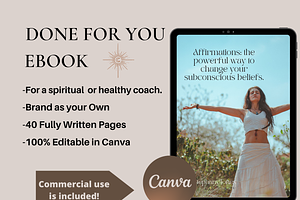 Ebook Template Canva Done For You