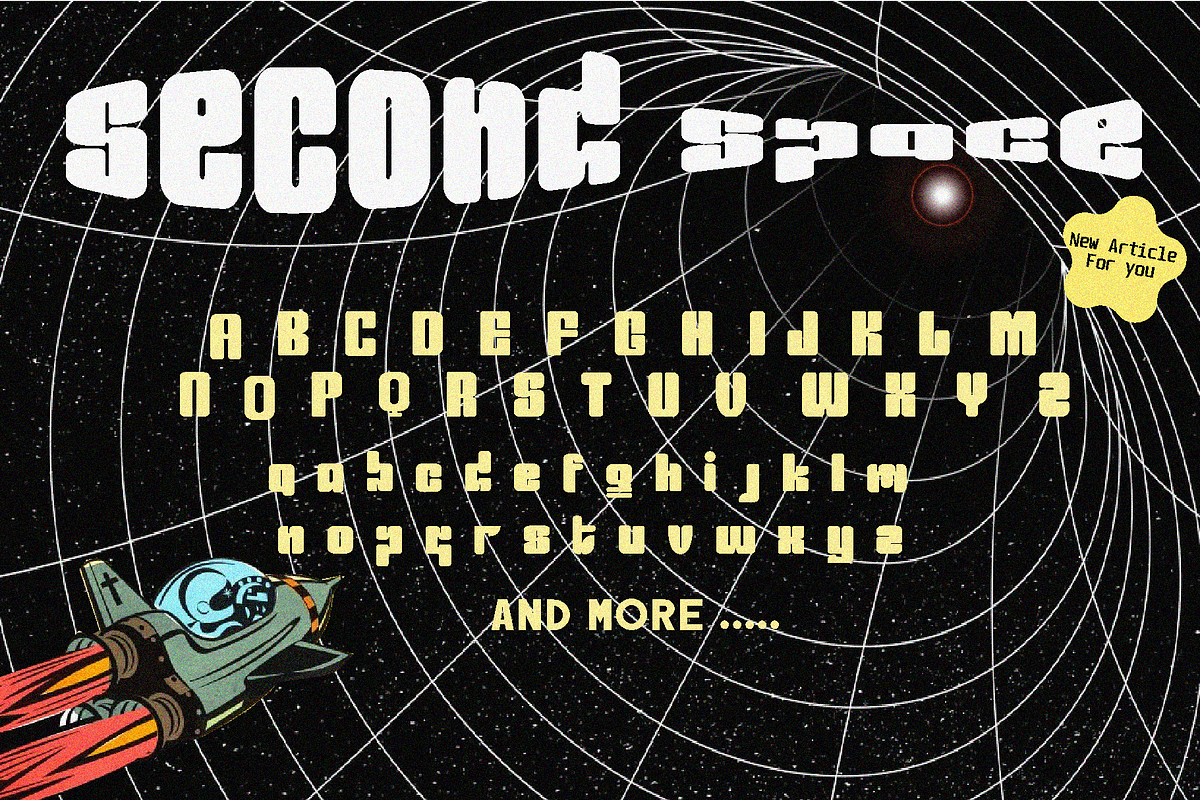 Bundle Colletion Space Theme, a Handwritten Font by Forzatype (Photo 10 of 12)