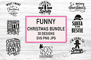 Funny Christmas SVG Bundle, an Object Graphic by TumblerArtDS (Thumbnail 3 of 4)