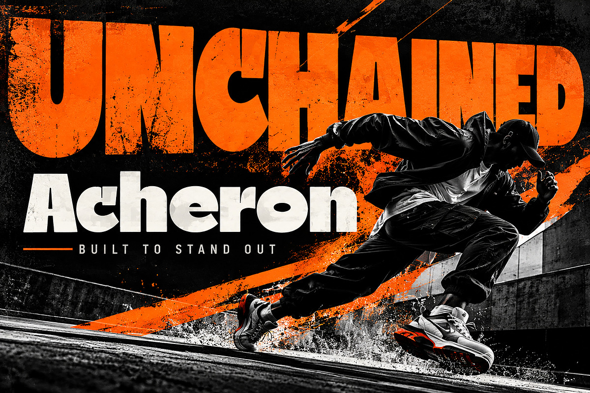 Acheron, a Sans Serif Font by Wow Magic (Photo 3 of 5)