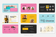 Creative Fun Agency PowerPoint, a Presentation Template by Pixslides (Thumbnail 4 of 9)