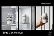 Soda Can Mockup, a Product Mockup by Aquarianz Studio (Thumbnail 1 of 3)