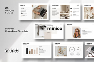 Minimal PowerPoint Template, a Presentation Template by Creative-Work