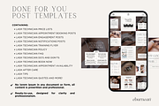 Lash Tech Template Instagram Posts, a Social Media Template by Studio Eburnean (Thumbnail 2 of 3)