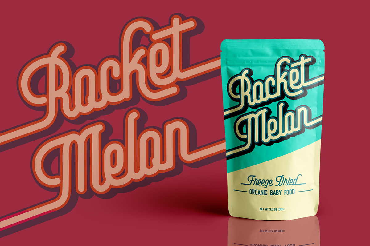 Frenda Monoline Layered Font preview 7