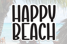 Happy Beach | Script Font