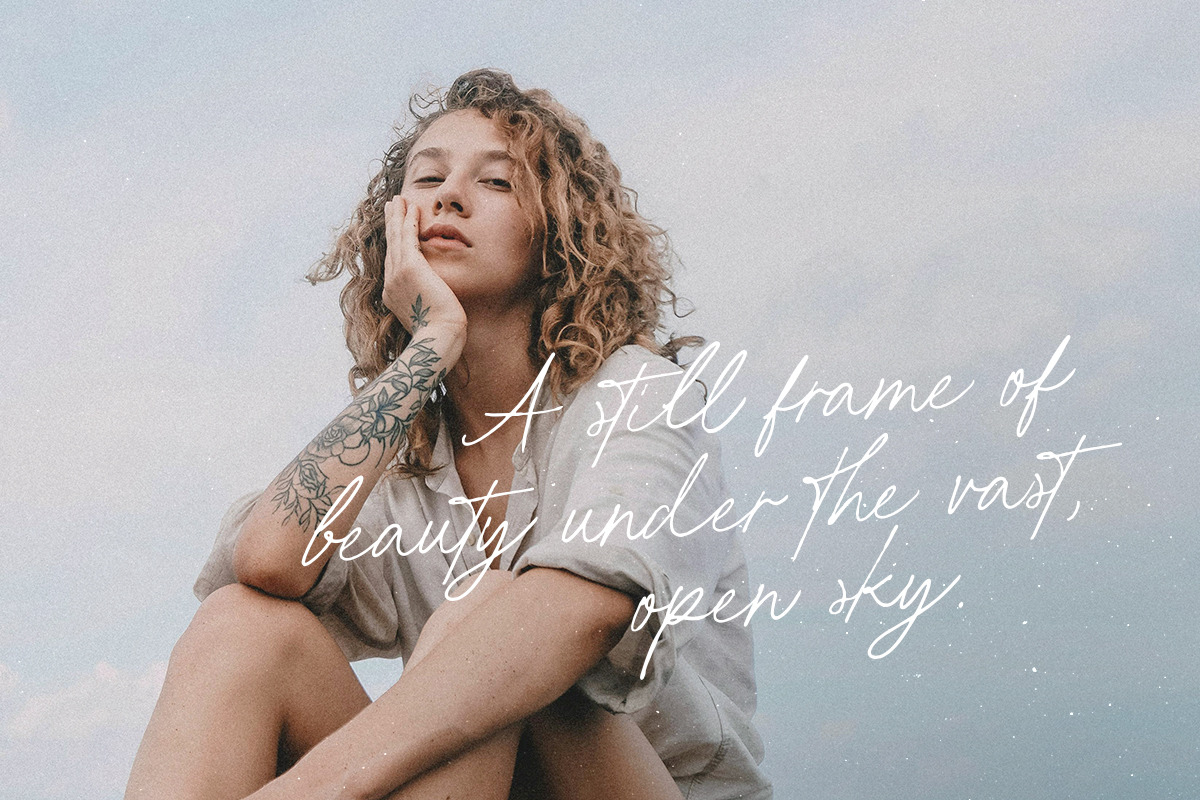 Les Romantic - Rough Handwritten, a Handwritten Font by Sarid Ezra (Photo 3 of 9)
