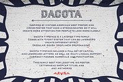 Dacota Layered Typeface + Extras, a Serif Font by Heybing Supply Co. (Thumbnail 3 of 5)