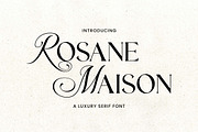 Rosane Maison Luxury Serif Font, a Serif Font by UICreative (Thumbnail 1 of 13)