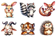 Quirky Funny Animals Sublimation, an Illustration by CreationArt (Thumbnail 2 of 6)