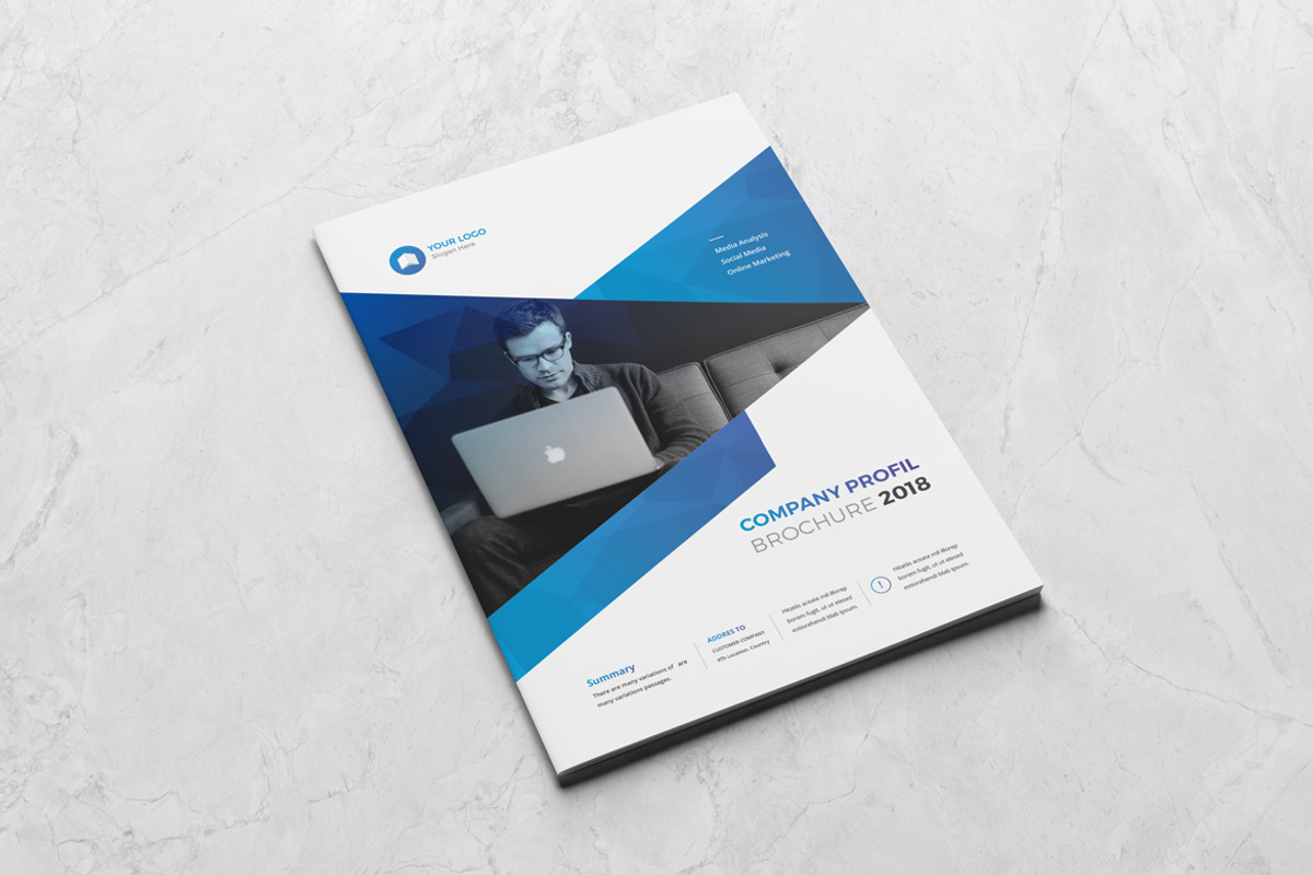 Company Business Brochure, a Brochure Template by Pro-Gh (Photo 2 of 10)